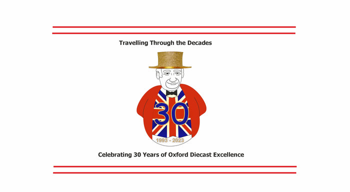 Travelling Through The Decades - Celebrating 30 Years of Oxford Diecast Excellence