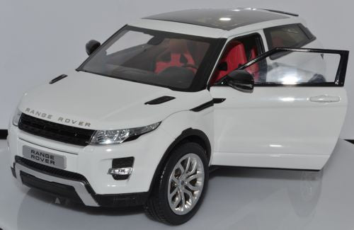 GT AUTOS Land Rover Evoque White - 1:18 Scale