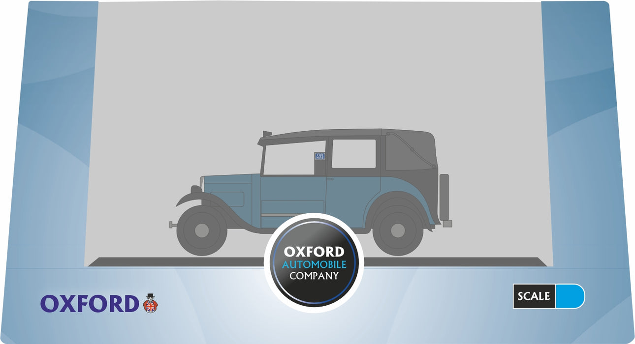 Oxford Diecast 1:!20 Scale TT Austin Low Loader Taxi Oxford Blue Pack