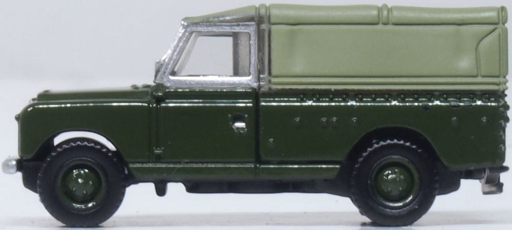 OXFORD DIECAST  Scale  Land Rover Series 2 LWB Canvas Bronze Green