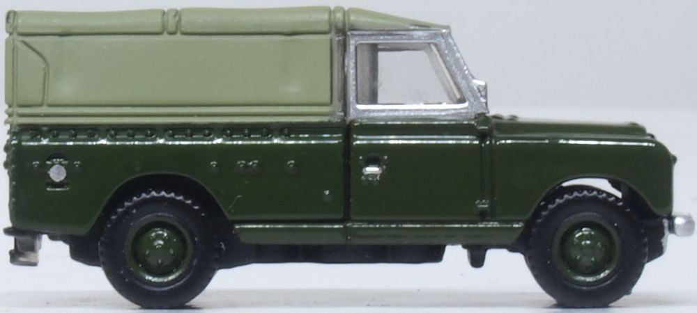 OXFORD DIECAST  Scale  Land Rover Series 2 LWB Canvas Bronze Green