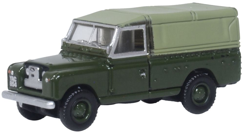 OXFORD DIECAST  Scale  Land Rover Series 2 LWB Canvas Bronze Green