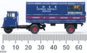 Oxford Diecast Scale  Scammell Mechanical Horse Van Trailer LNER - 1:120 (TT) scale measurements