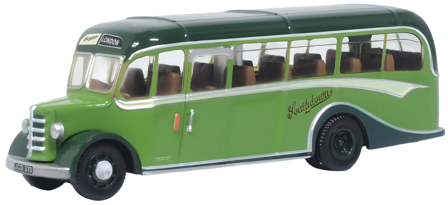 OXFORD DIECAST  Scale  Bedford OB Coach Southdown 1:120 Scale