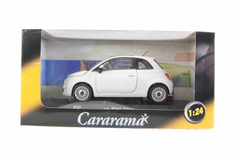 Cararama Fiat 500 White 1:24