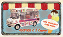 Oxford Diecast Bedford CF Ice Cream Van C J Copner 43CF005 Ice Cream Sign
