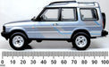 Oxford Diecast 1:43rd Scale Mistrale Land Rover Discovery 1 43DS1002 Measurements