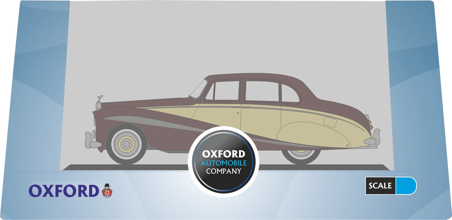 Oxford Diecast Rolls Royce Silver Cloud/hooper Empress Brown/cream 43EMP001  1:43 scale model pack