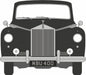 Oxford Diecast Rolls Royce Silver Cloud/Hooper Empress Black/Silver 43EMP003 1:43 scale model front