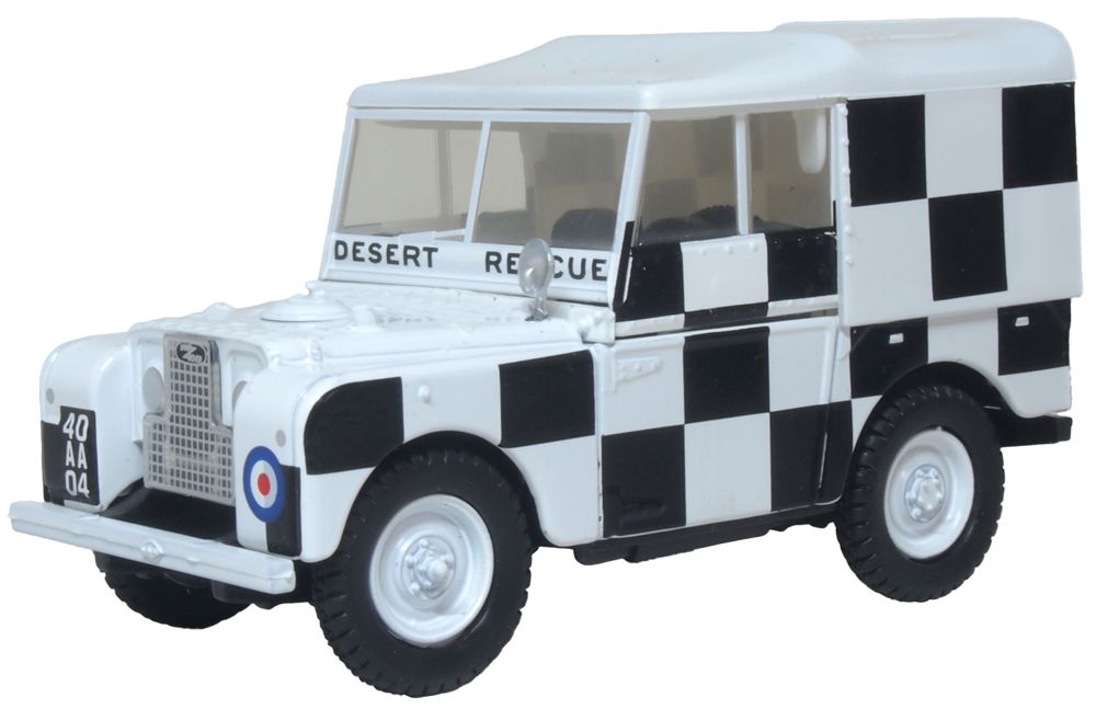 Oxford Diecast Land Rover Series 1 80 Inch RAF Tripoli Desert Rescue 1:43
