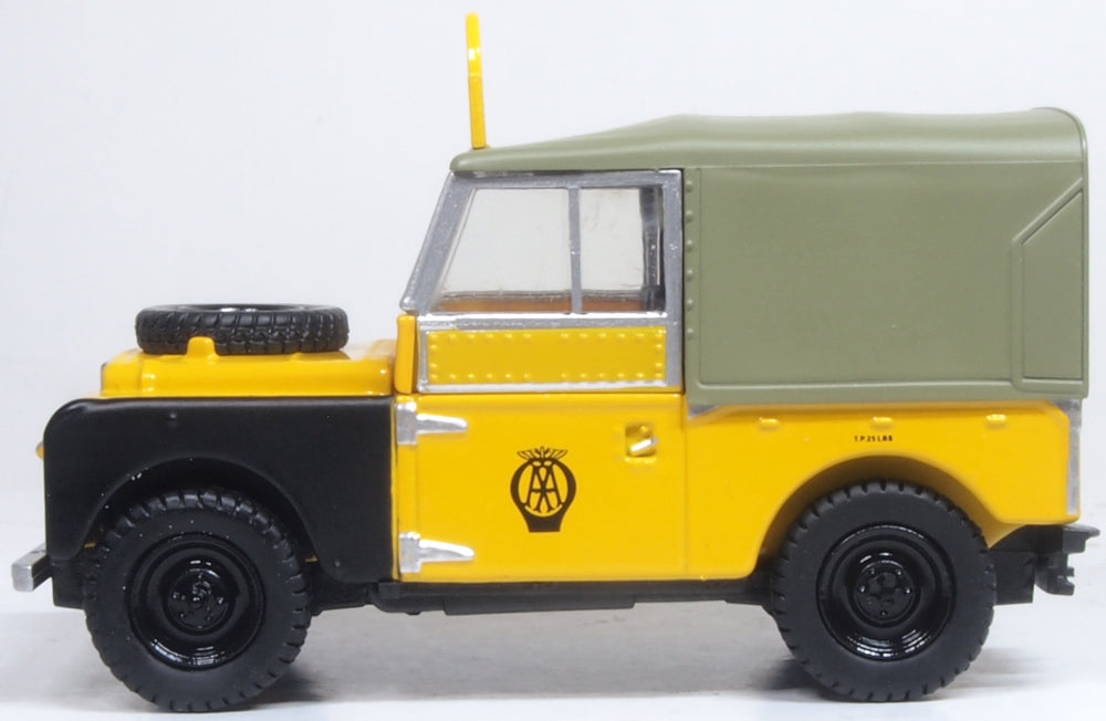 Oxford Diecast Land Rover Series I 88" Canvas Aa Highland Patrol