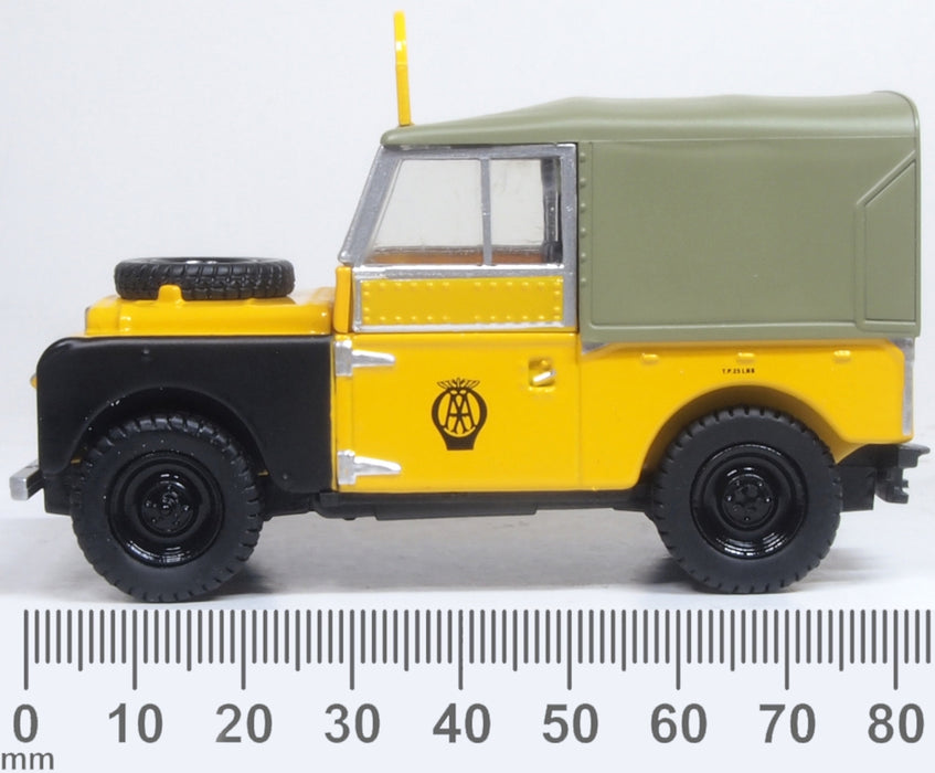 Oxford Diecast Land Rover Series I 88" Canvas Aa Highland Patrol