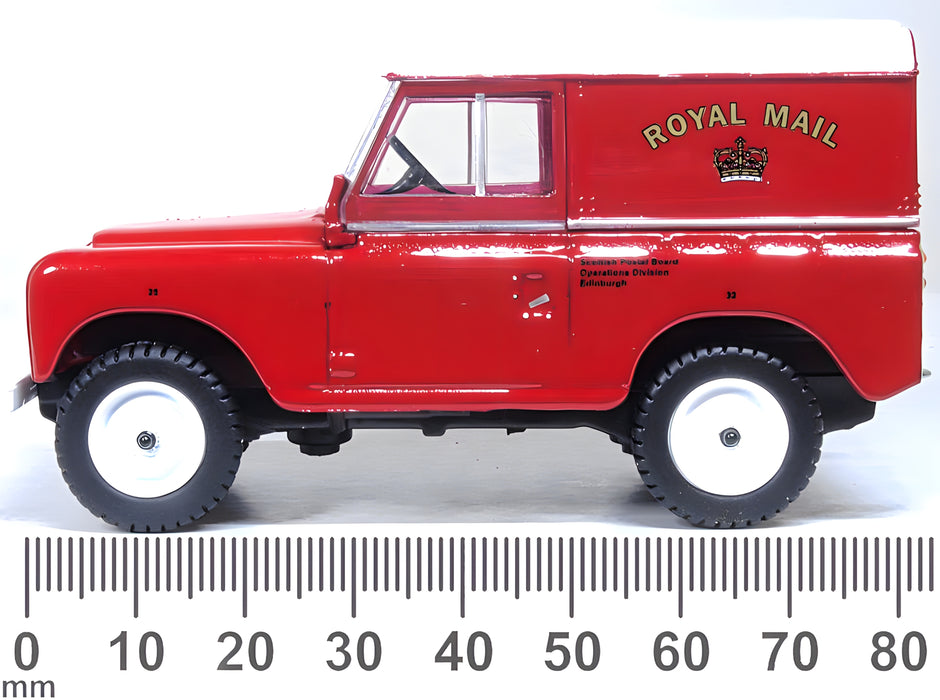 Land Rover Diecast Models OXFORD DIECAST 1:43 Scale Land Rover Series III Postbus Royal Mail ...