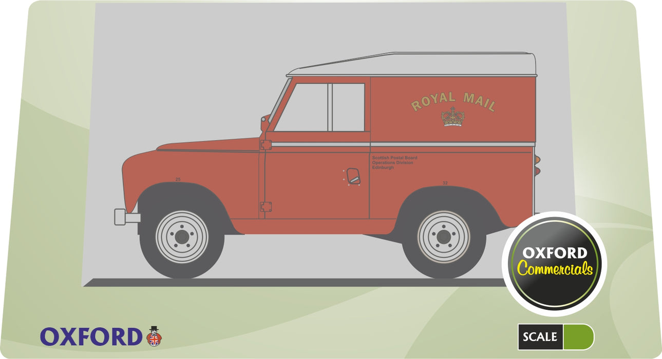 Land Rover Post Bus OXFORD DIECAST 1:43 Scale Land Rover Series III Postbus Royal Mail ...