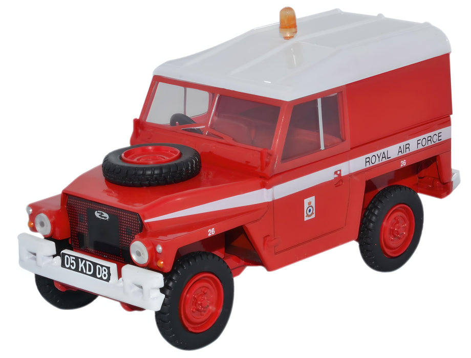 Oxford Diecast Land Rover 1/2 Ton Lightweight Raf Red Arrows - 1:43 scale 43LRL003