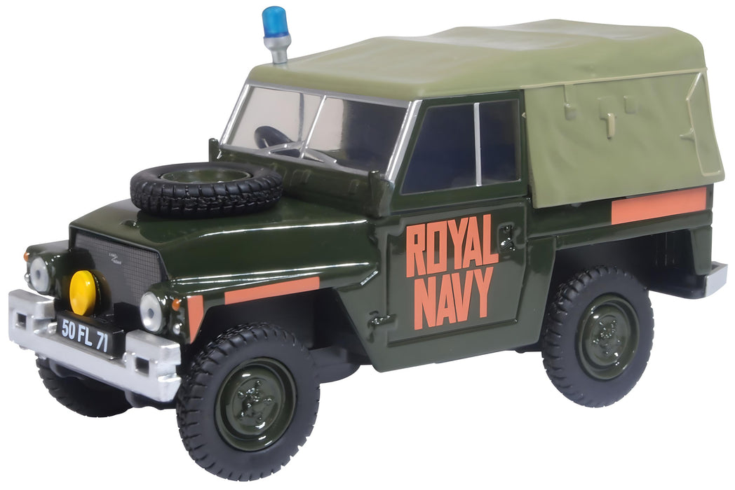 Maroon Rover OXFORD DIECAST 1:43 Scale Royal Navy Land Rover Lightweight — Oxford ...