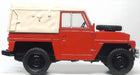 Oxford Diecast 1:43rd Scale Red Land Rover Lightweight Right