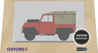 Oxford Diecast 1:43rd Scale Red Land Rover Lightweight Pack
