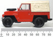 Oxford Diecast 1:43rd Scale Red Land Rover Lightweight Measurements