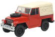 Oxford Diecast 1:43rd Scale Red Land Rover Lightweight
