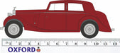 Oxford Diecast 1:43 scale Rolls Royce 25/30 - Thrupp & Maberley Burgundy 43R25001 Right