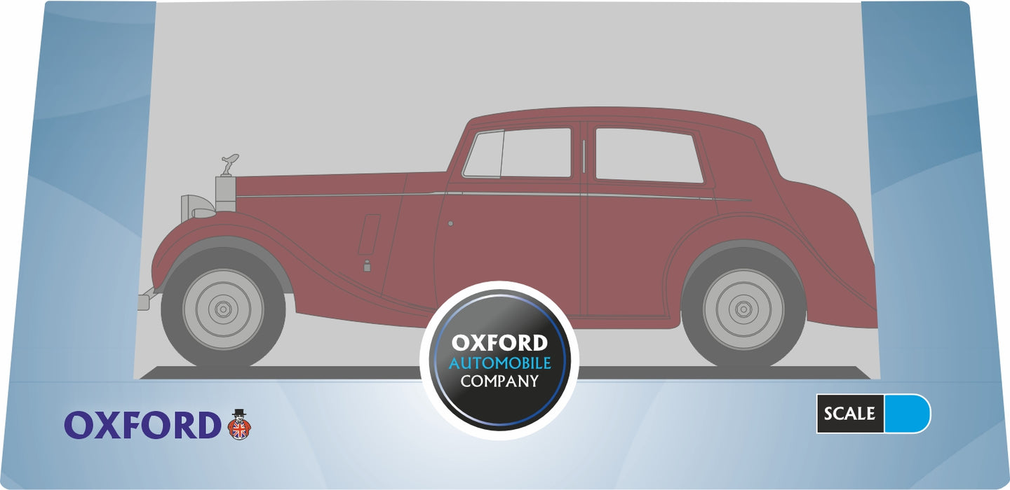 Oxford Diecast 1:43 scale Rolls Royce 25/30 - Thrupp & Maberley Burgundy 43R25001 Pack