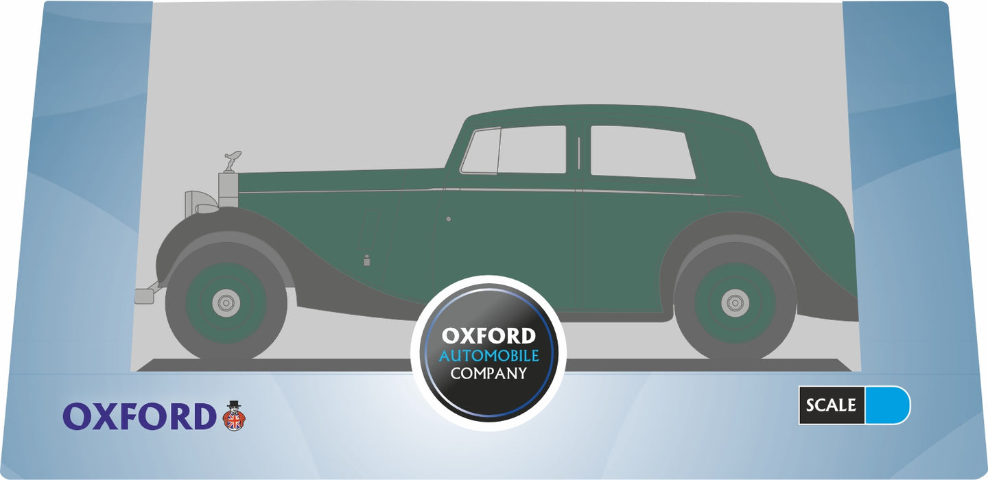 Oxford Diecast Rolls Royce 25/30 1:43 scale - Thrupp & Maberley Dark Green/Black 43R25002 Pack