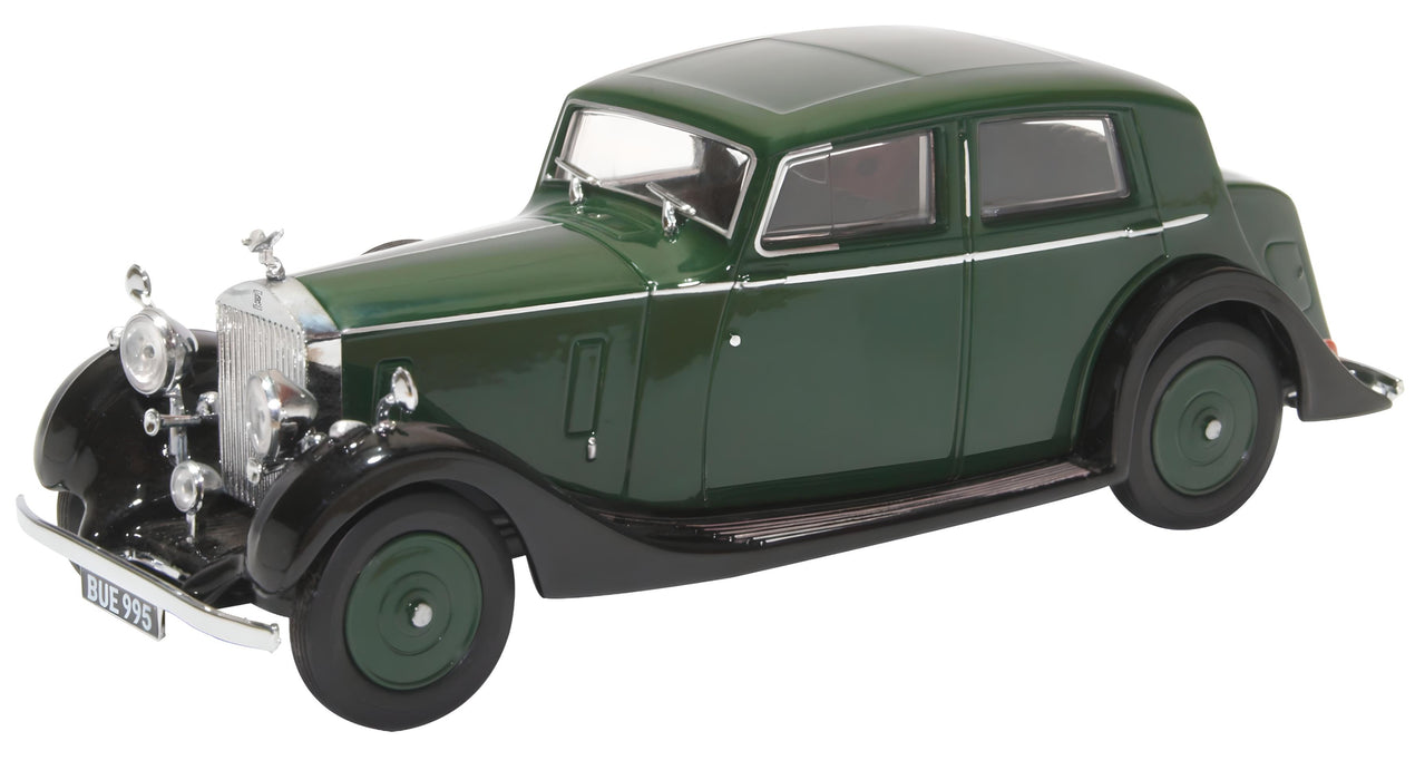 Oxford Diecast Rolls Royce 25/30 1:43 scale - Thrupp & Maberley Dark Green/Black 43R25002