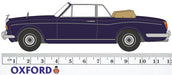Oxford Diecast Rolls Royce Corniche Convertible Open Indigo Blue 43RRC001 1:43rd scale model measurements