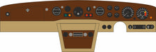Oxford Diecast Rolls Royce Corniche Convertble Closed Persian Sand 1:43rd scale model dashboard