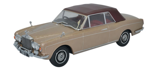 Oxford Diecast Rolls Royce Corniche Convertble Closed Persian Sand 1:43rd scale model