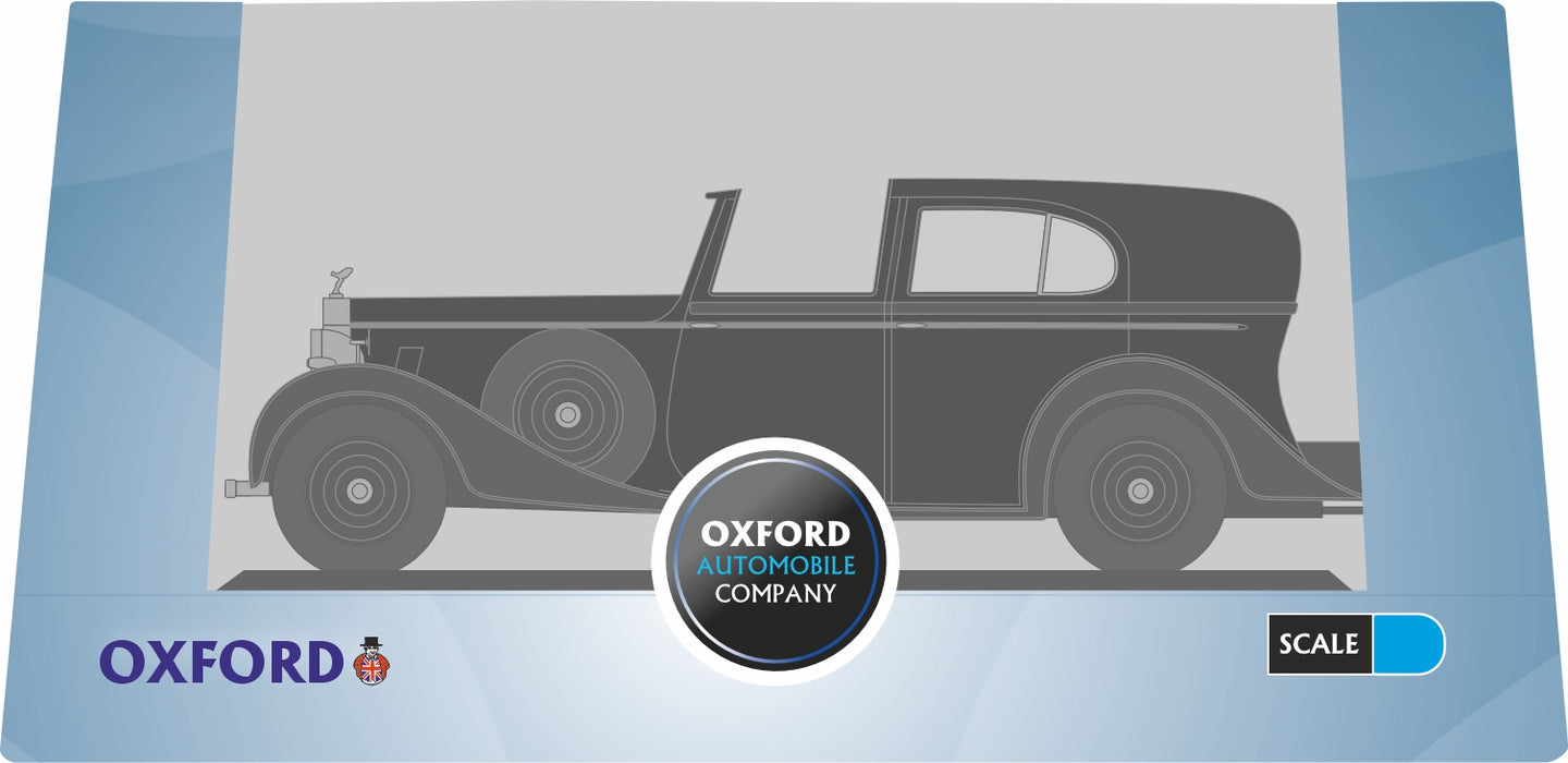 Oxford Diecast Rolls Royce Phantom III SdV HJ Mulliner Black - 1:43 Scale 43RRP3001 Pack