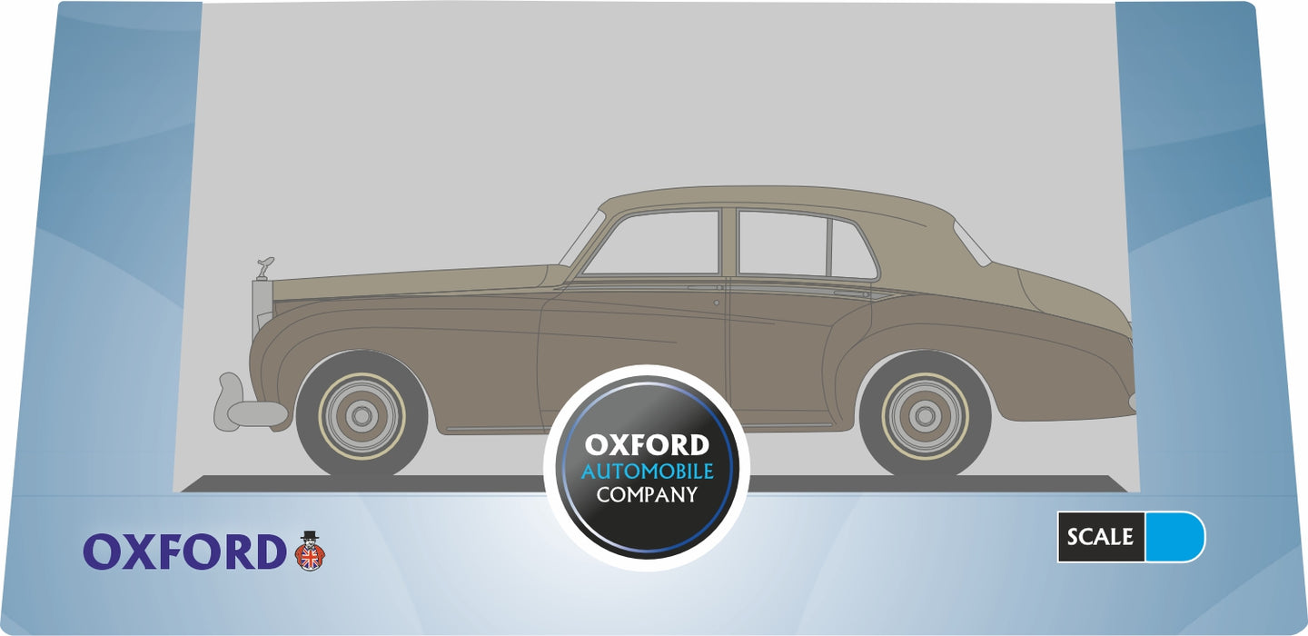 Oxford Diecast Rolls Royce Phantom V James Young Burgundy and Silversand 1:43rd Scale Pack