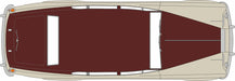 Oxford Diecast 1:76 Scale OO Rolls Royce Phantom V Burgundy/silver Sand 76RRP5002 Top