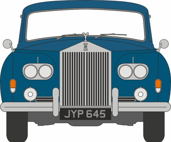 Oxford Diecast 1:43rd Scale Rolls Royce Phantom V James Young Windsor Blue 43RRP5003 Front