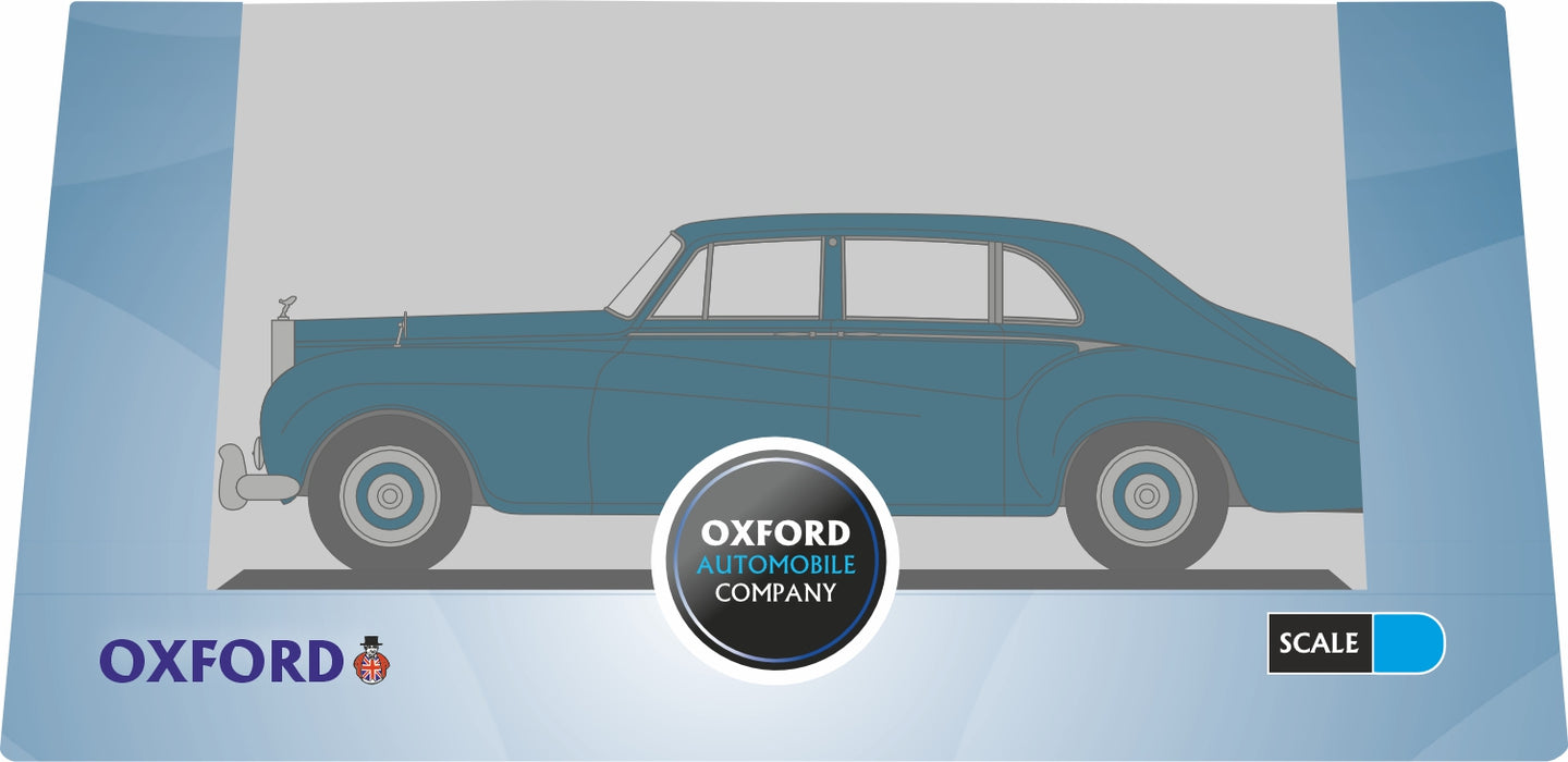 Oxford Diecast 1:43rd Scale Rolls Royce Phantom V James Young Windsor Blue 43RRP5003 Pack