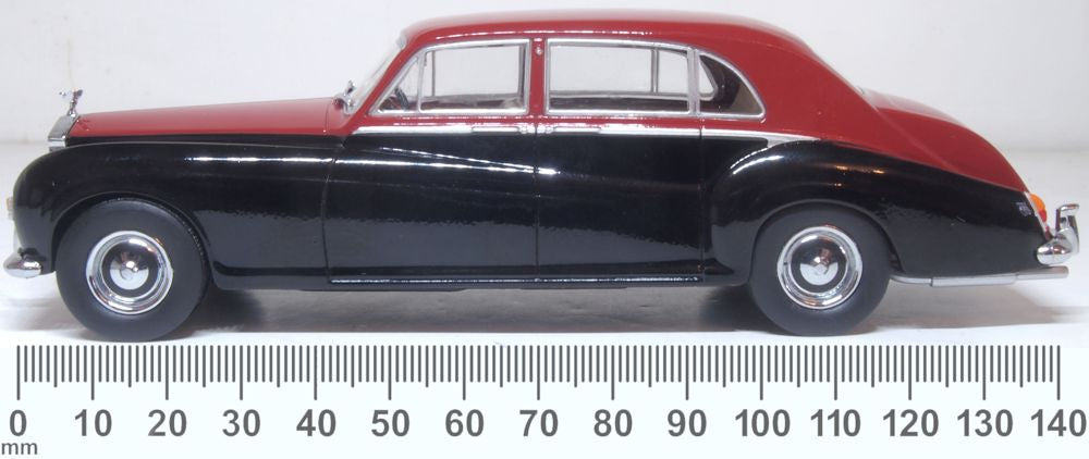 Oxford Diecast Rolls Royce Phantom V James Young Claret/Black 1:43