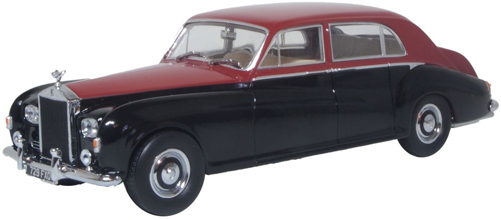 Oxford Diecast Rolls Royce Phantom V James Young Claret/Black 1:43