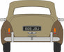 Oxford Diecast 1:43rd Scale Rolls Royce Silver Cloud I Sand/Sable 43RSC001 Rear