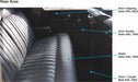Oxford Diecast 1:43rd Scale Rolls Royce Silver Dawn Two Tone Grey 43RSD002  Interior Rear