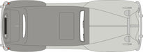 Oxford Diecast 1:43rd Scale Rolls Royce Silver Dawn Two Tone Grey 43RSD002 Top