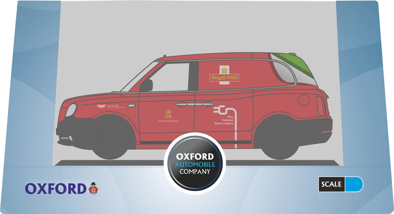 Oxford Diecast 1:43 LEVC Royal Mail TX5 Taxi Prototype VN5 Van Pack