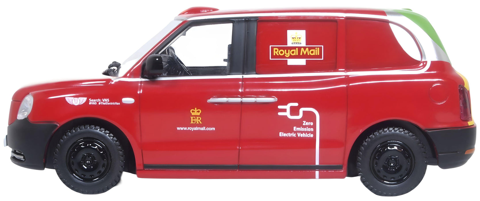Oxford Diecast 1:43 LEVC Royal Mail TX5 Taxi Prototype VN5 Van Nearside