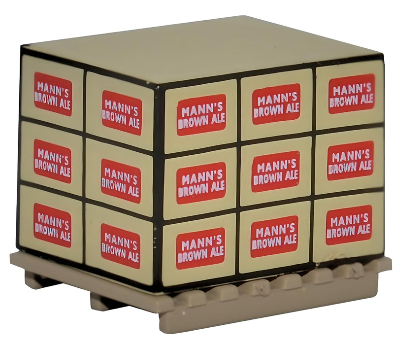 Oxford Diecast 1:76 Scale Pallety Load Manns Brown Ale