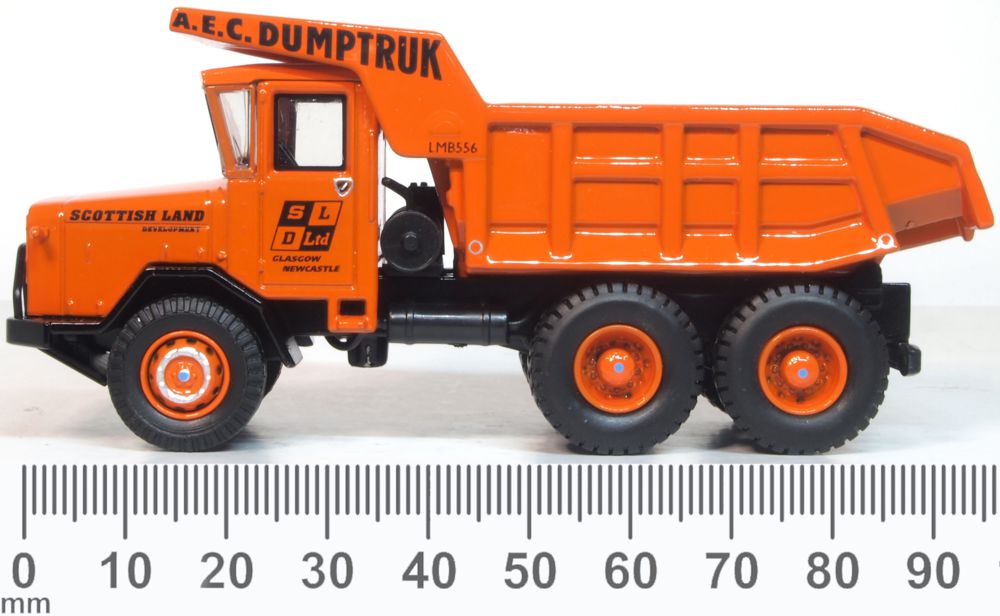 Oxford Diecast AEC 690 Dump Truck Scottish Land Development 1:76