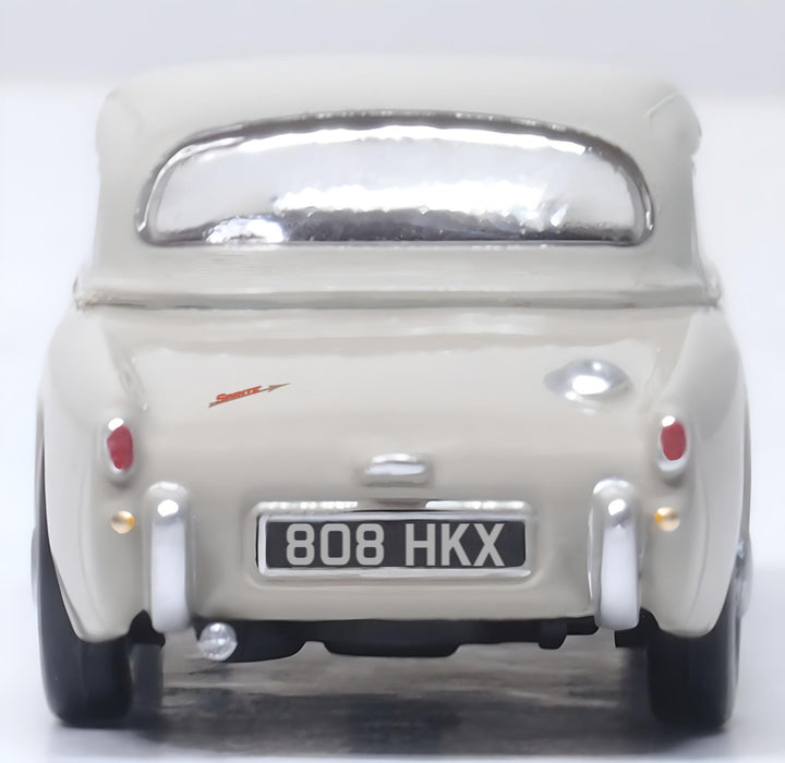 Oxford Diecast Nevada Beige Austin Healey Frogeye Sprite - 1:76 scale rear