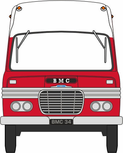 Oxford Diecast BMC Car Transporter Front with Two Minis BMC Competitions Dept 1:76 scale 