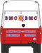 Oxford Diecast BMC Car Transporter Front with Two Minis BMC Competitions Dept 1:76 scale  Rear