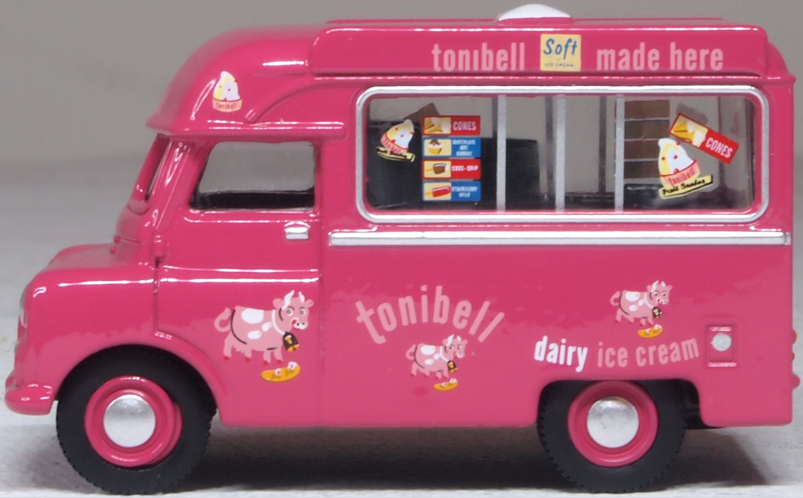 Oxford Diecast Bedford Ca Ice Cream Van Tonibell 1:76