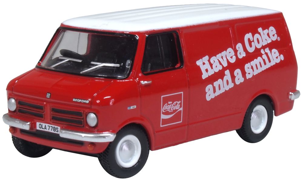 Bedford CF Coca Cola by Oxford Diecast 1:76 Scale